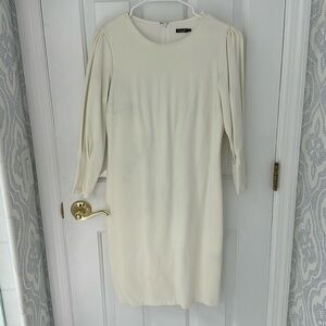 J.McLaughlin Ivory Ponte Dress, size small